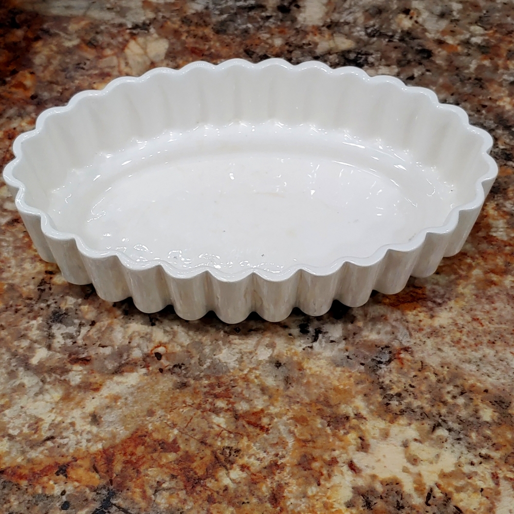 Iridescent Folk Art Pottery Centerpiece console table bowl